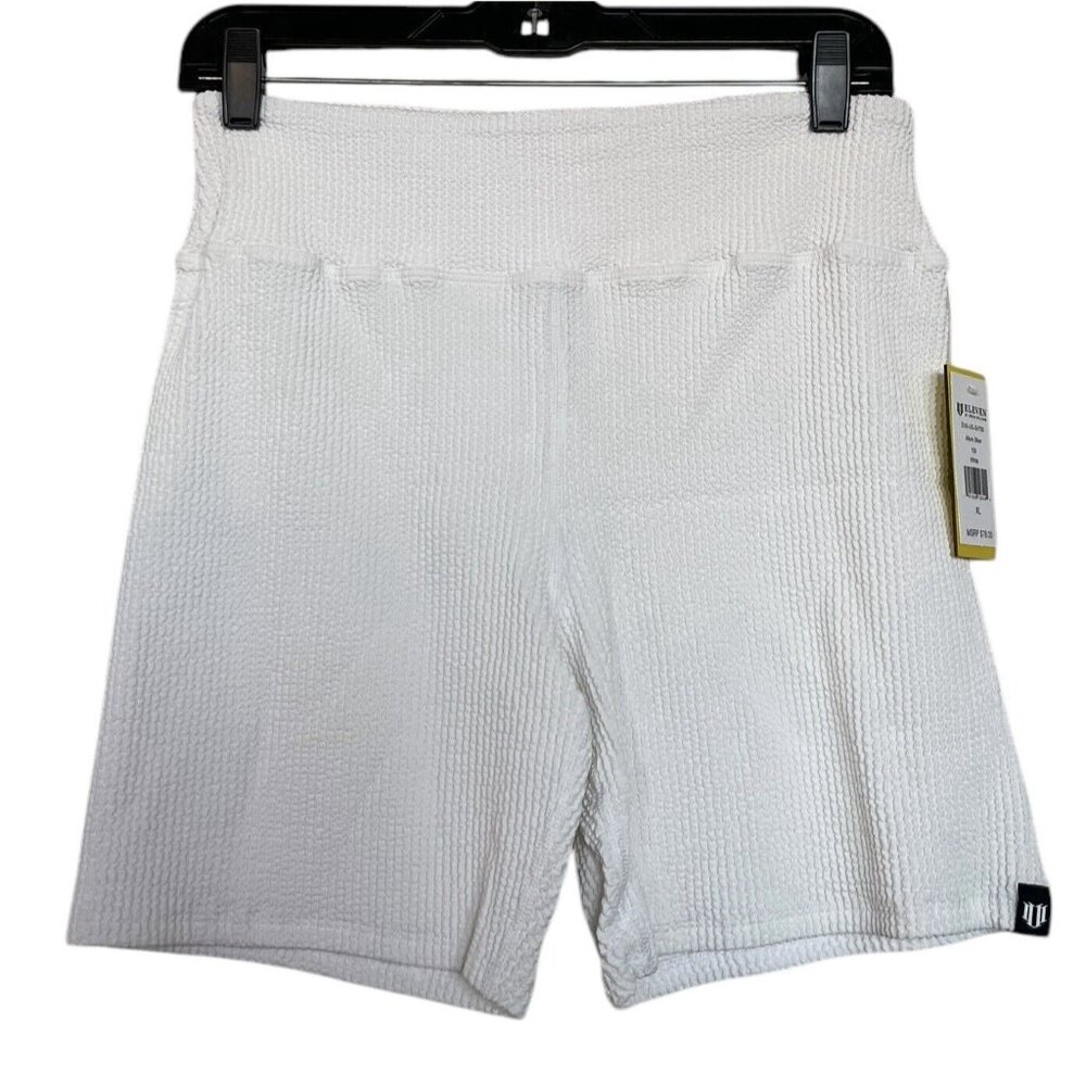 Women's White Athletic Bike Shorts - Lightweight Performance